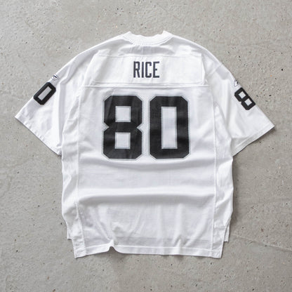 Vintage 2000s Oakland Raiders Jerry Rice Reebok NFL Jersey - L