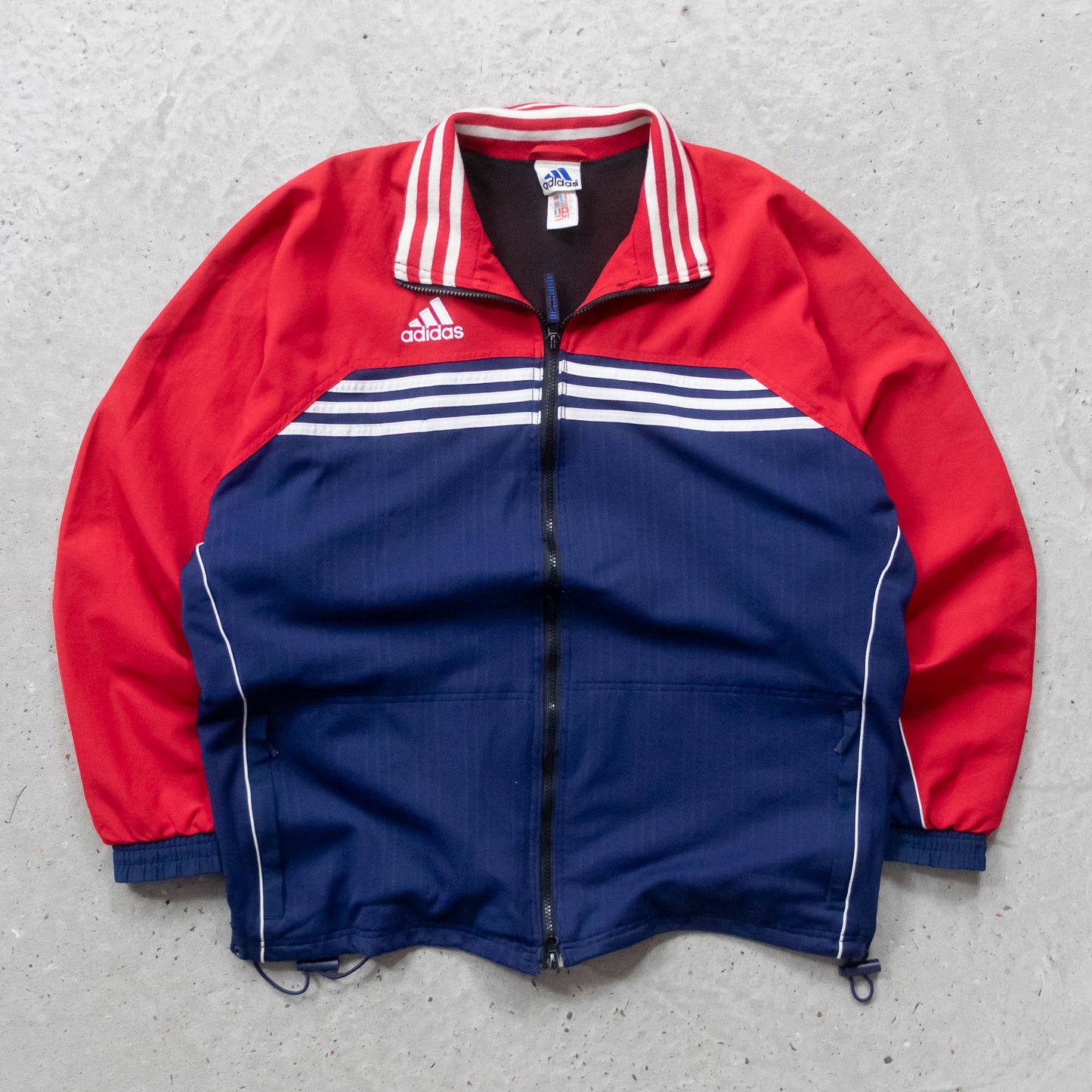 Adidas 3-Stripe Colourblock Track Jacket - 90s (L)