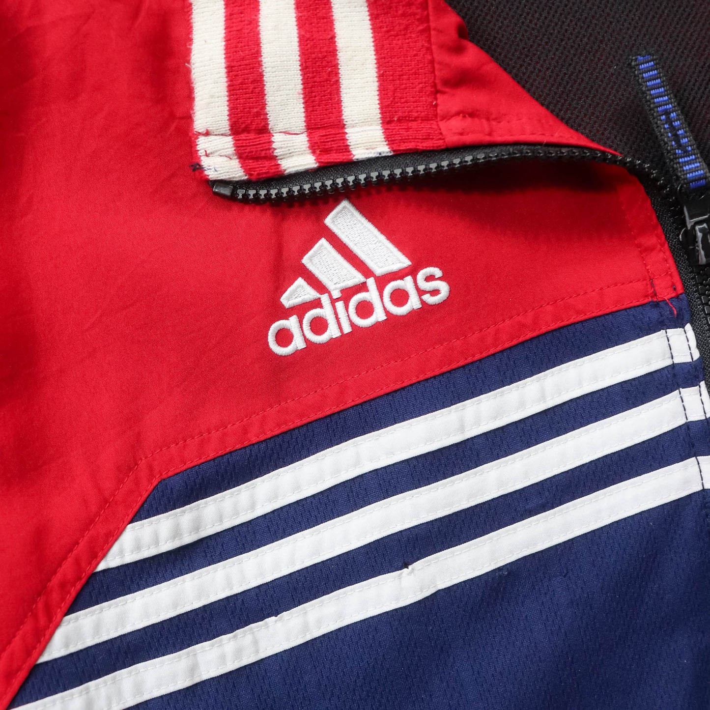 Adidas 3-Stripe Colourblock Track Jacket - 90s (L)