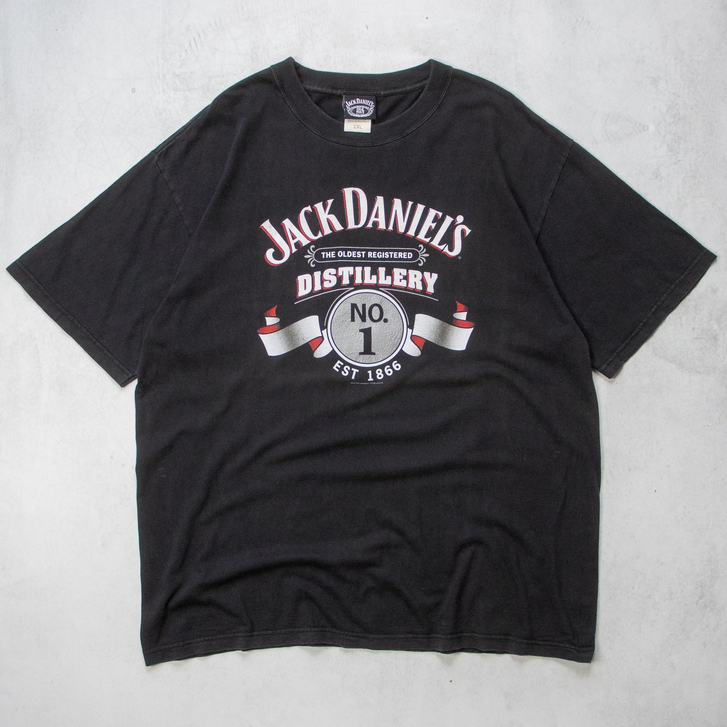 Vintage 1999 Jack Daniels No 1 Distillery Tee - XL