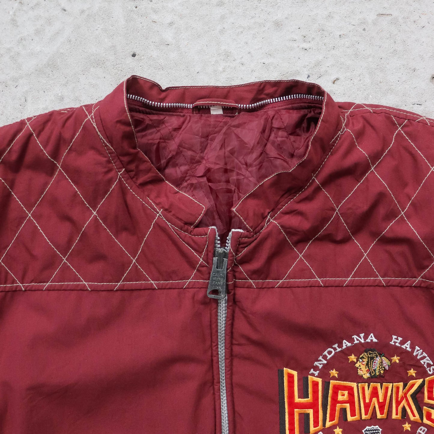 Indiana Hawks Quilted Utility Vest - 90s (XL)