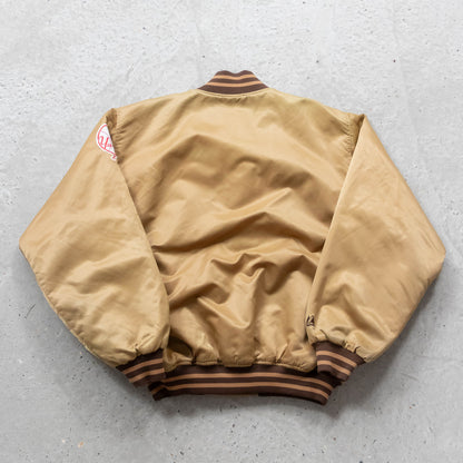 New York Yankees Majestic Satin Bomber Jacket - 90s (XL)