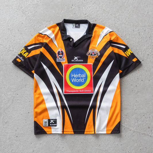 Vintage 2004 Wests Tigers Away NRL Jersey - XL