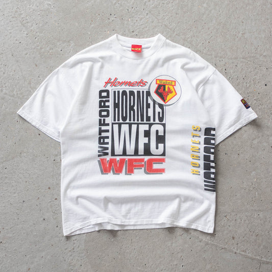Vintage 90s Watford FC Football AOP Tee - XL