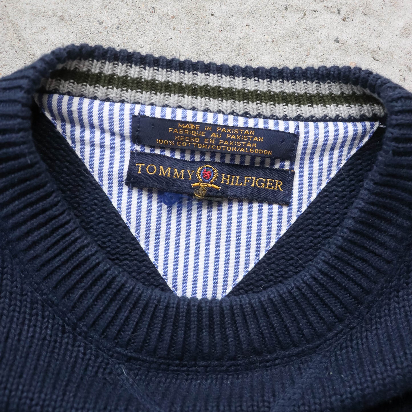 Tommy Hilfiger Golf Heavy Knit Sweater - 90s (L)