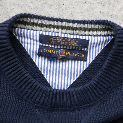 Tommy Hilfiger Golf Heavy Knit Sweater - 90s (L)