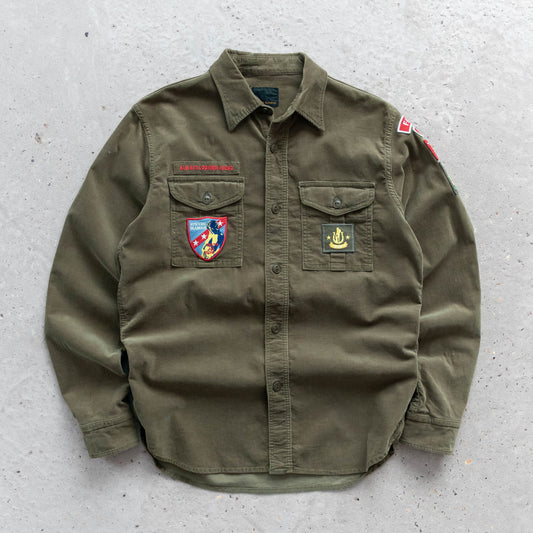 Hysteric Glamour Military Corduroy Utility Shirt – 2000s (M)