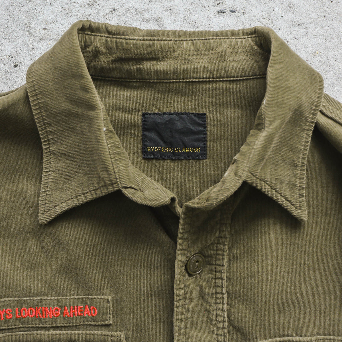 Hysteric Glamour Military Corduroy Utility Shirt – 2000s (M)