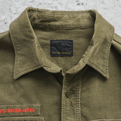 Hysteric Glamour Military Corduroy Utility Shirt – 2000s (M)