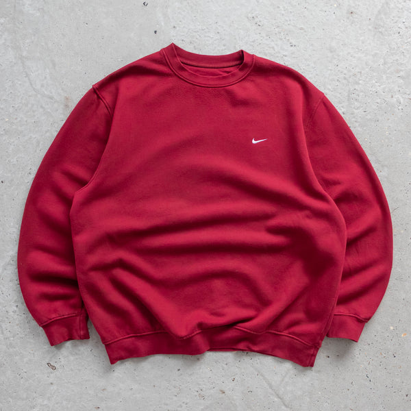 Nike Mini Swoosh Embroidered Sweatshirt - 2000s (XL)