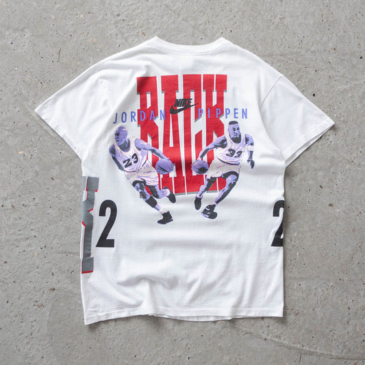 Vintage 1992 Nike Jordan & Pippen Back 2 Back Tee - L