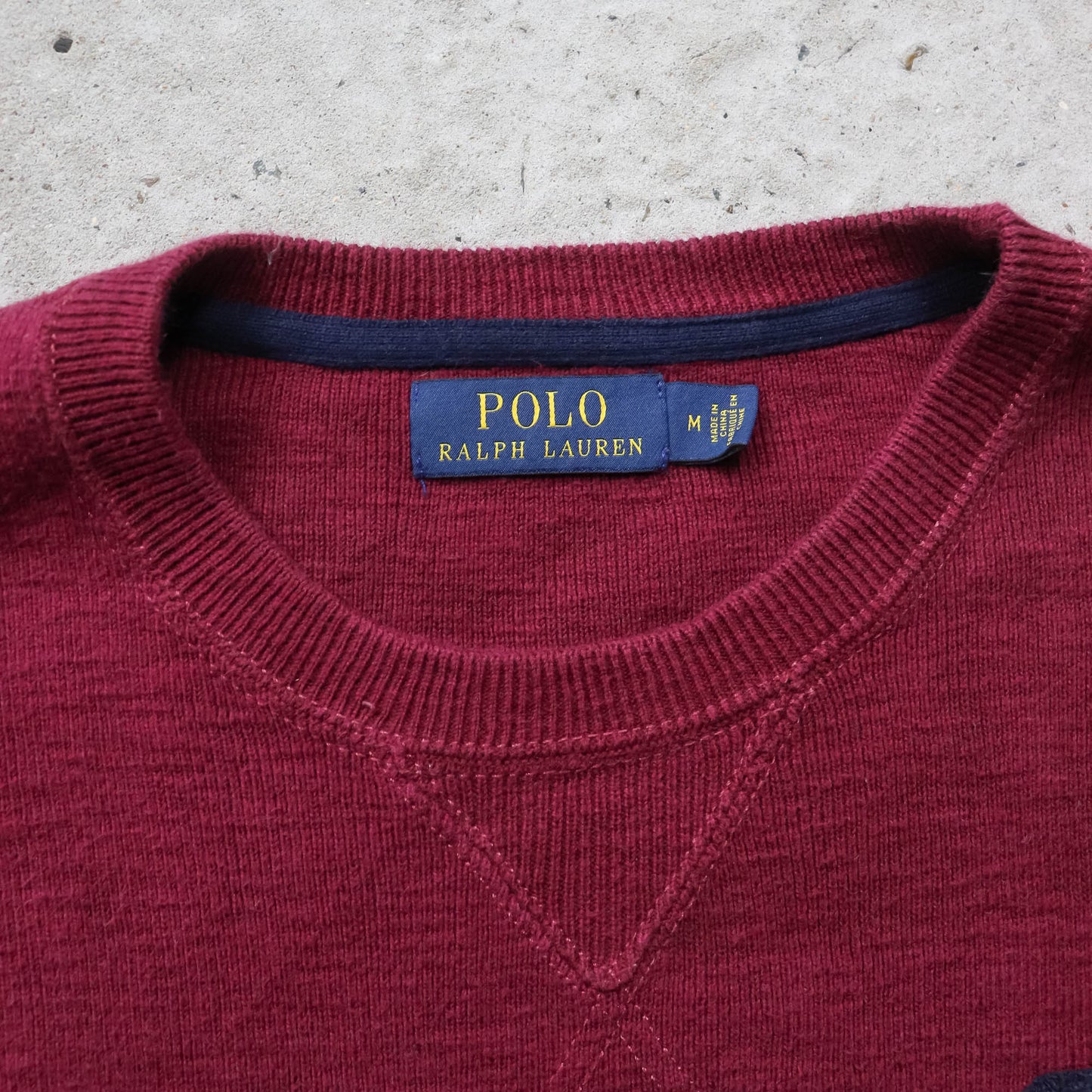 Polo Ralph Lauren Chenille Spellout Sweater - 2000s (M)