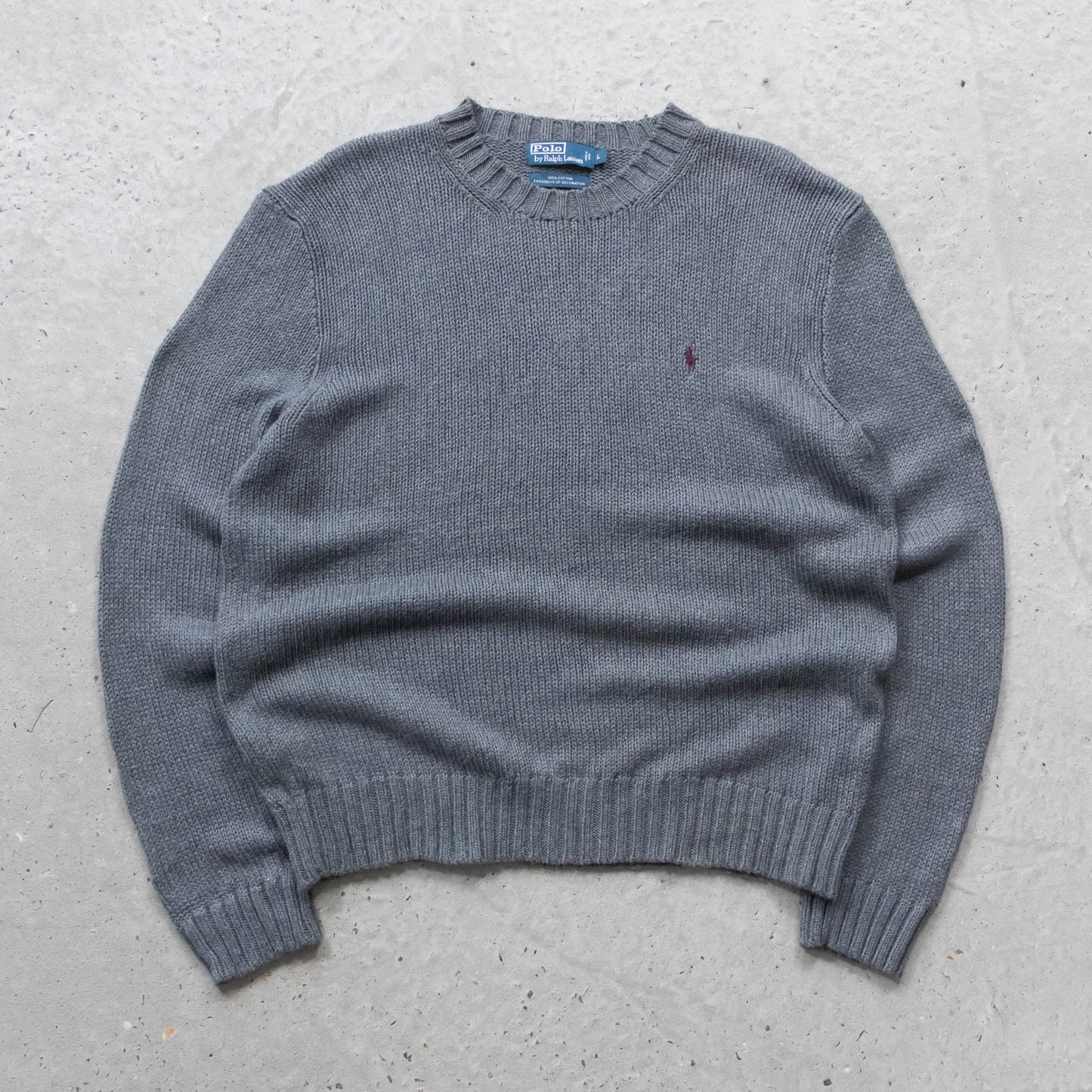 Polo Ralph Lauren Heavy Knit Sweater - 90s (L)