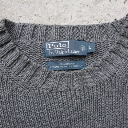 Polo Ralph Lauren Heavy Knit Sweater - 90s (L)