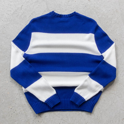 Polo Ralph Lauren Embroidered Crest Knit Sweater - 2000s (M)