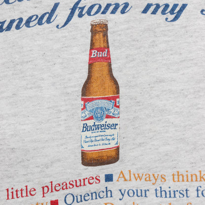 Budweiser 'I Learned From My Bud' Tee - 1995 (L)