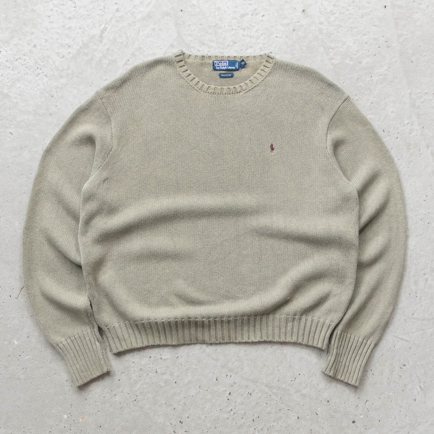 Polo Ralph Lauren Heavy Knit Sweater - 90s (XL)