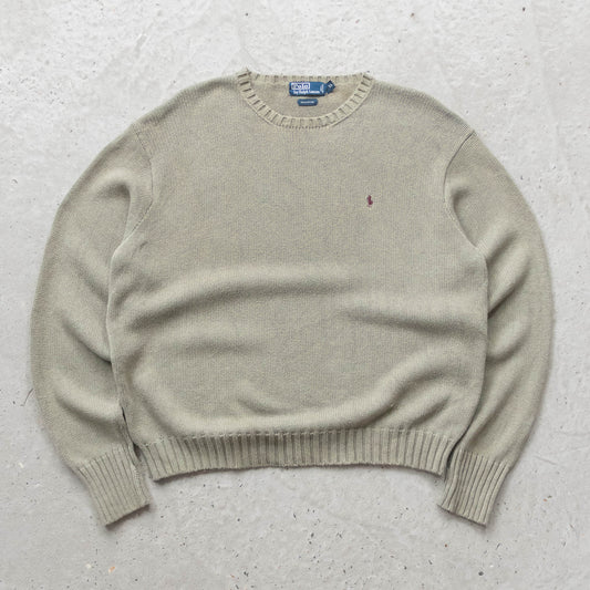 Polo Ralph Lauren Heavy Knit Sweater - 90s (XL)