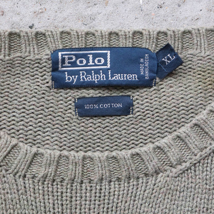 Polo Ralph Lauren Heavy Knit Sweater - 90s (XL)