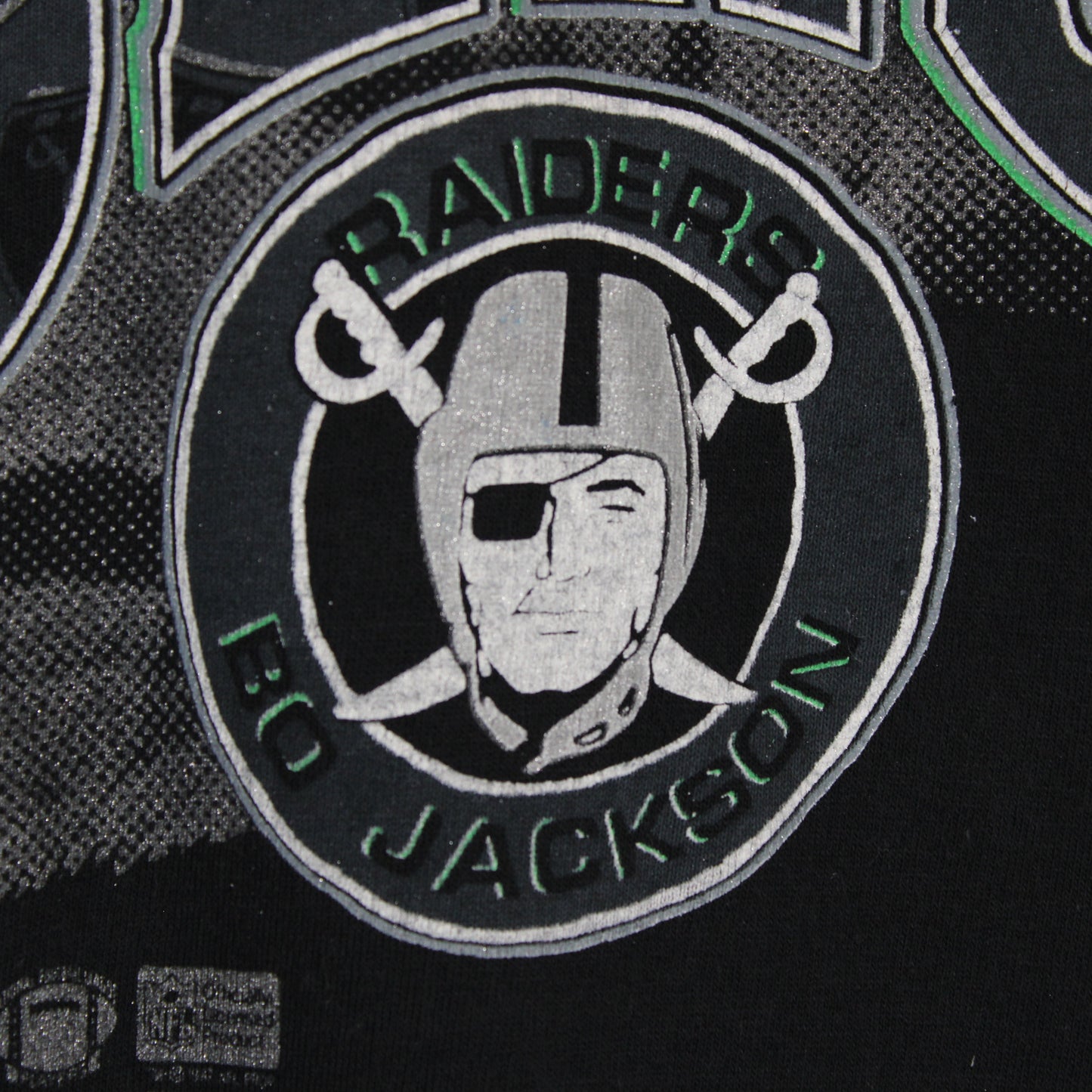 Vintage 1990 Bo Jackson L.A Raiders  NFL Tee - M