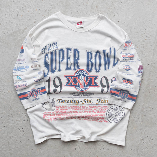 Super Bowl XXVI Long Gone NFL Tee – 1992 (L)