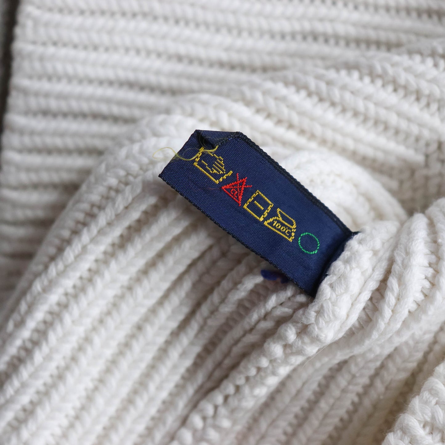 Polo Ralph Lauren Crest Striped Knit Sweater - 90s (L)