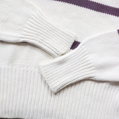 Polo Ralph Lauren Crest Striped Knit Sweater - 90s (L)