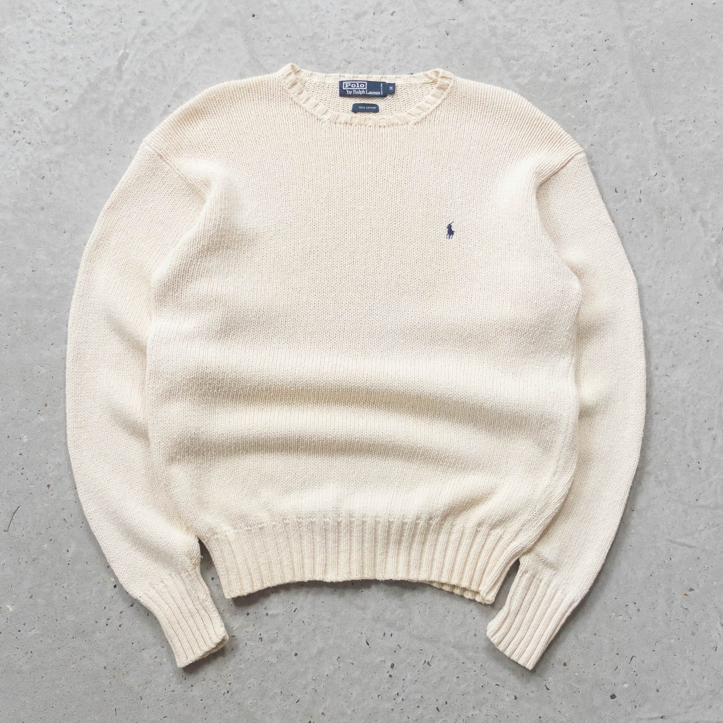 Polo Ralph Lauren Heavy Knit Sweater - 90s (M)