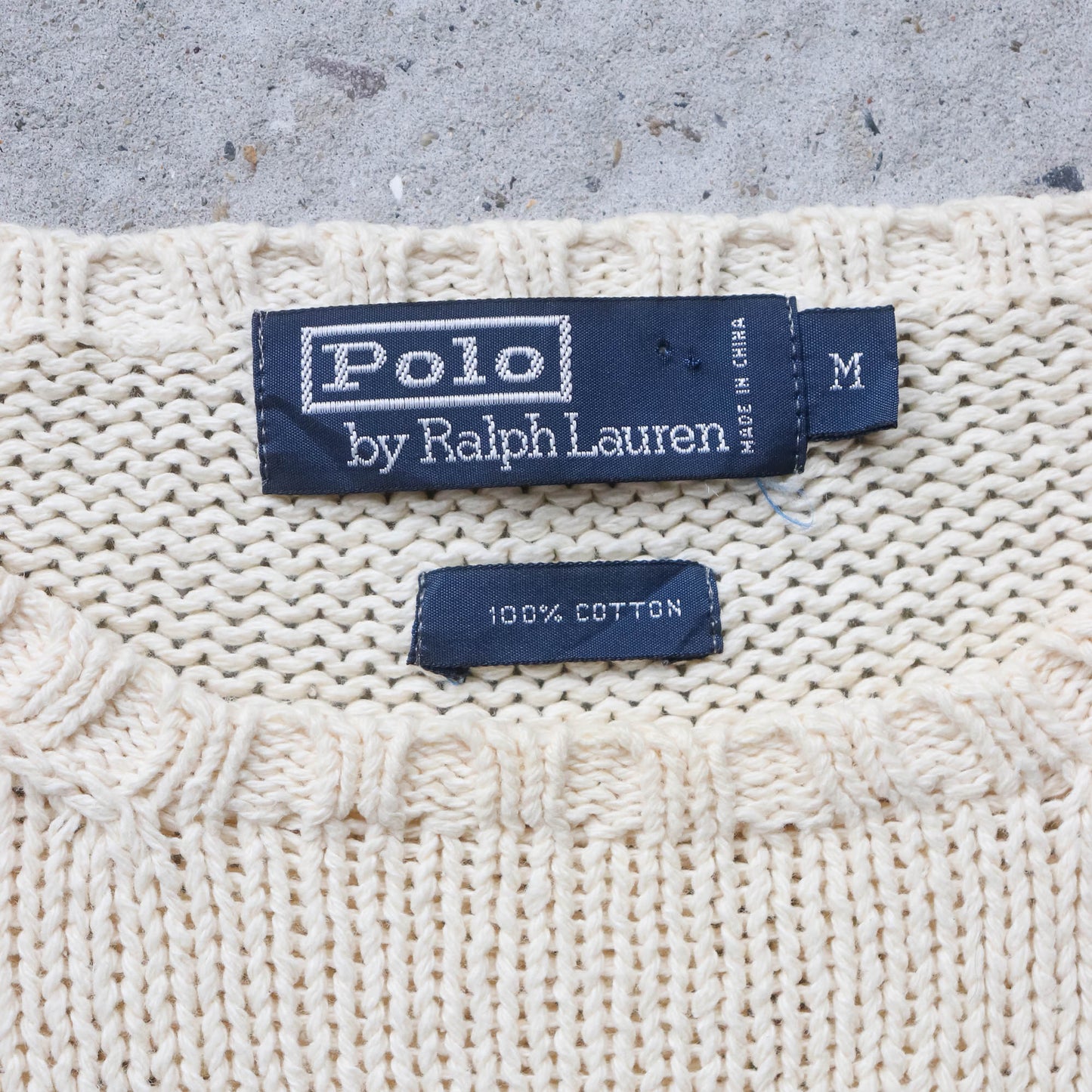 Polo Ralph Lauren Heavy Knit Sweater - 90s (M)