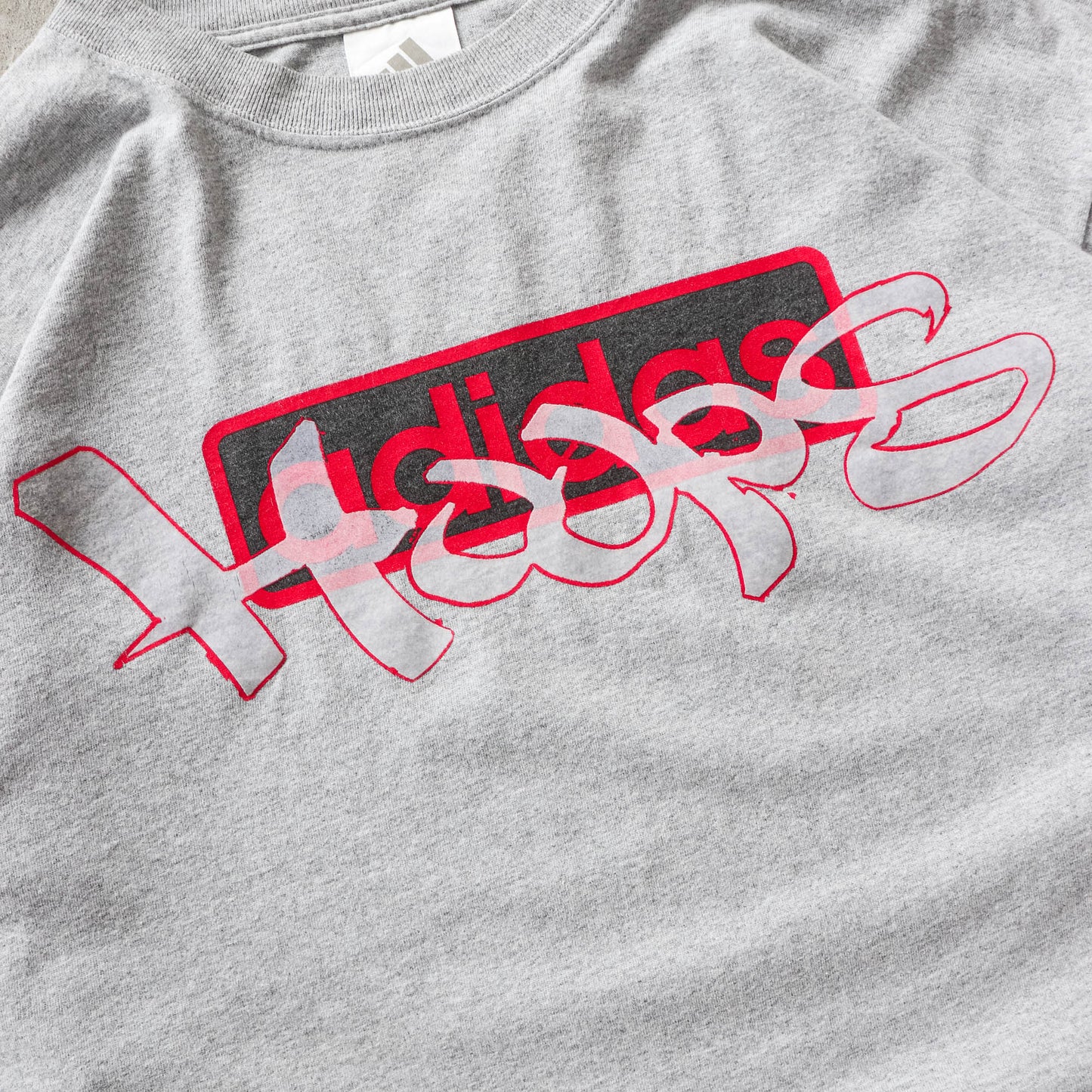 Vintage 90s Adidas Hoops Long Sleeve Tee - L