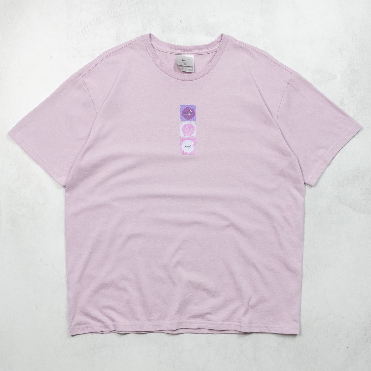 Vintage 90s Nike Mind, Body & Soul Tee - L