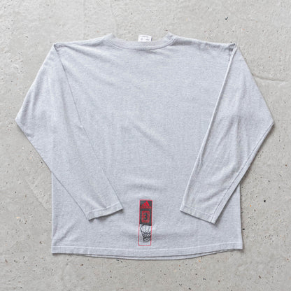 Vintage 90s Adidas Hoops Long Sleeve Tee - L