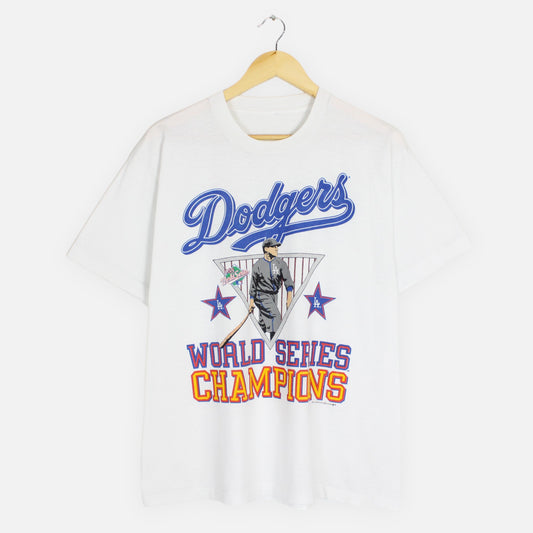 Vintage 1988 L.A Dodgers MLB World Series Champions Tee - L