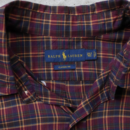 Polo Ralph Lauren Plaid Button Up Shirt - 2000s (XXL)