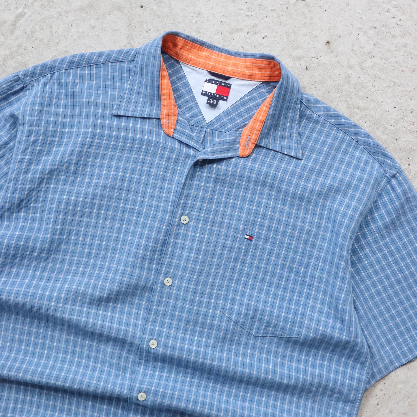 Tommy Hilfiger Plaid Button Up Shirt - 90s (XL)