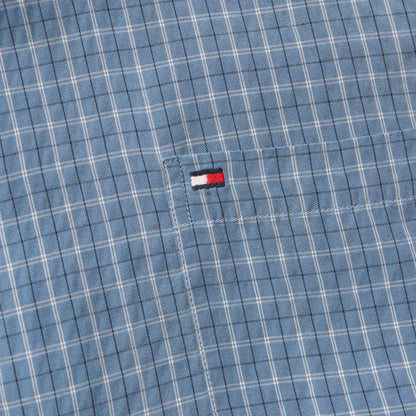 Tommy Hilfiger Plaid Button Up Shirt - 90s (XL)