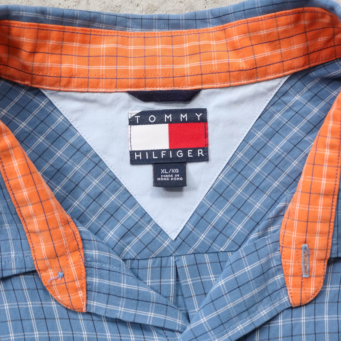 Tommy Hilfiger Plaid Button Up Shirt - 90s (XL)