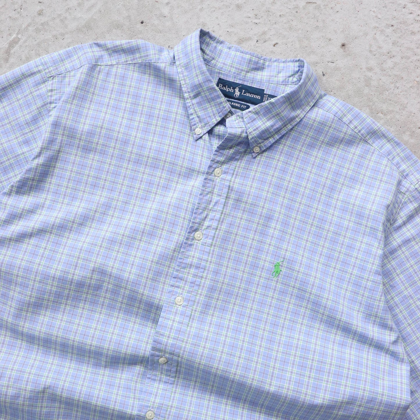 Polo Ralph Lauren Plaid Button Up Shirt - 90s (XXL)