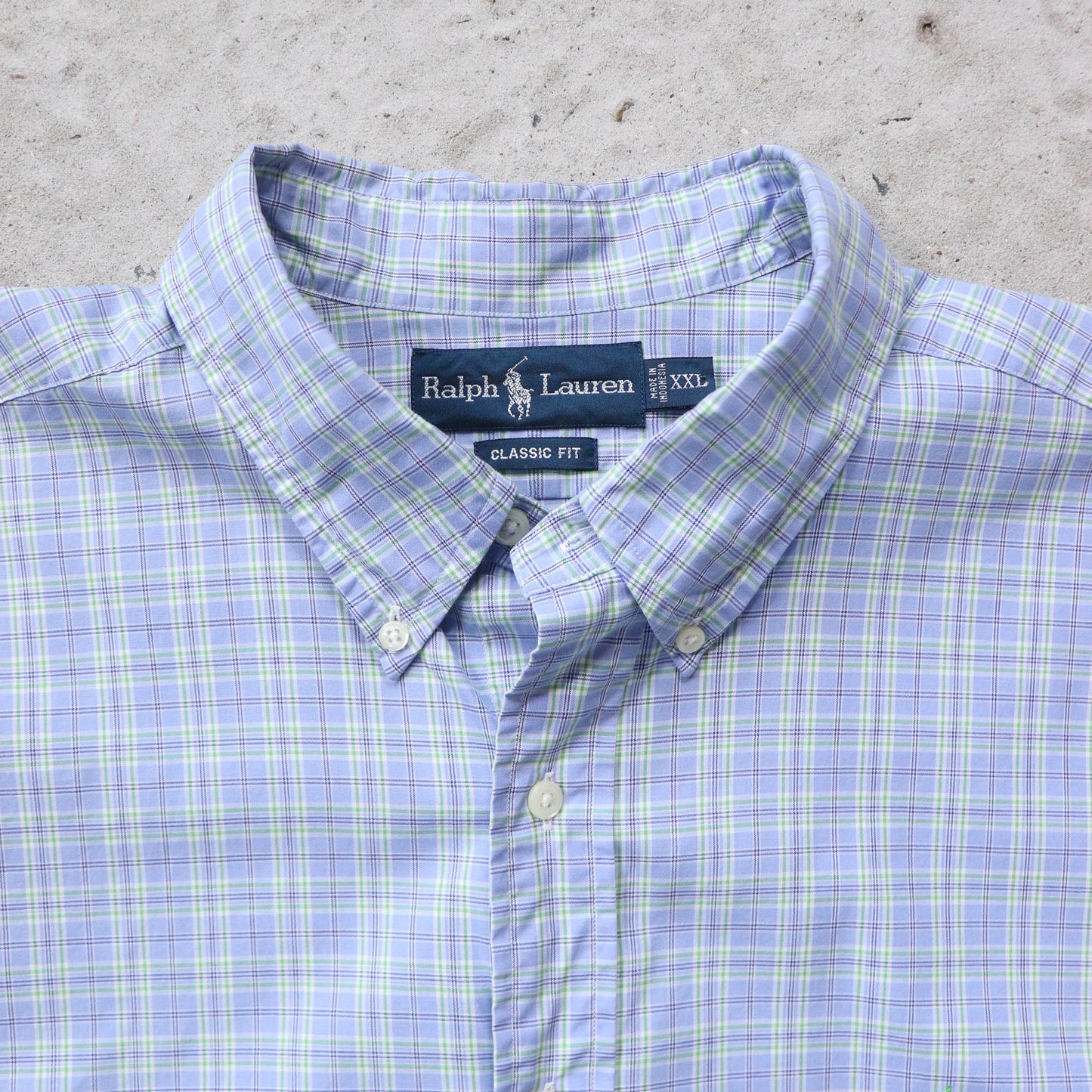 Polo Ralph Lauren Plaid Button Up Shirt - 90s (XXL)