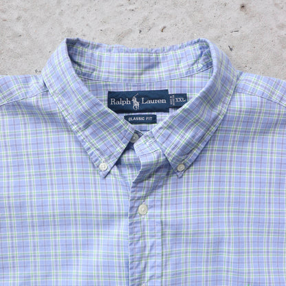 Polo Ralph Lauren Plaid Button Up Shirt - 90s (XXL)