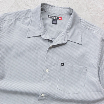 Quiksilver Plaid Button Up Shirt - 2000s (L)