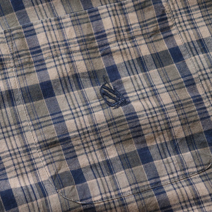 Vintage Nautica Plaid Button Up Shirt - L