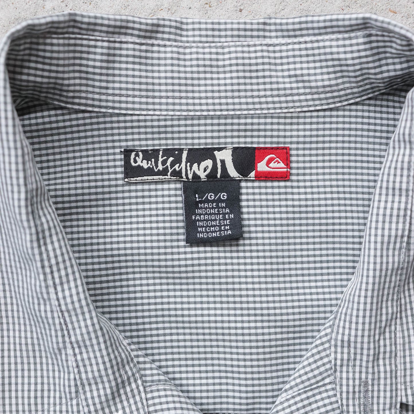 Quiksilver Plaid Button Up Shirt - 2000s (L)