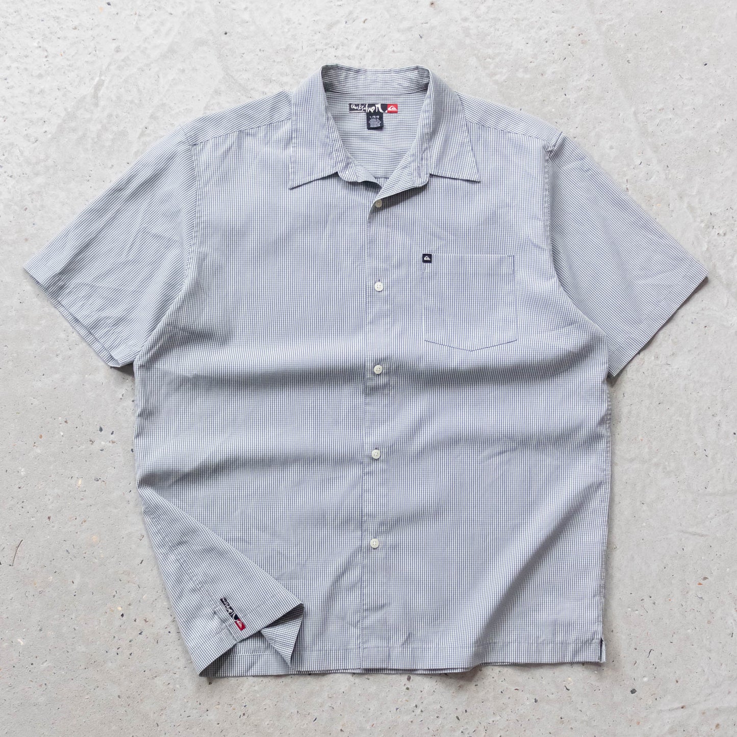 Quiksilver Plaid Button Up Shirt - 2000s (L)