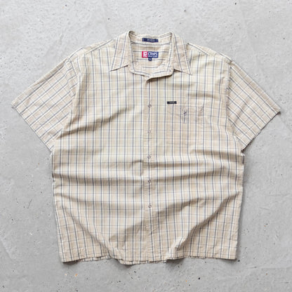 Chaps Ralph Lauren Plaid Snap-Button Shirt - 90s (XXL)