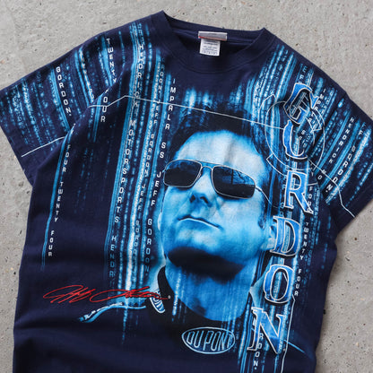 Vintage 2000s Jeff Gordon NASCAR AOP Tee - M