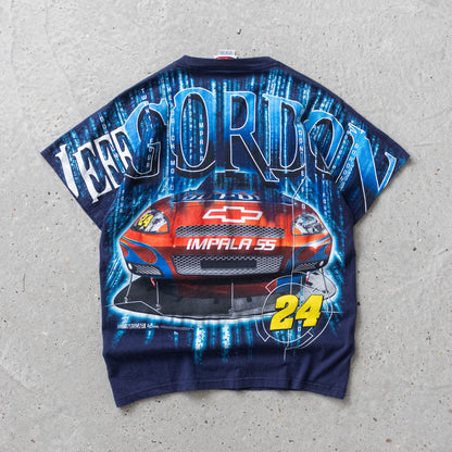 Vintage 2000s Jeff Gordon NASCAR AOP Tee - M