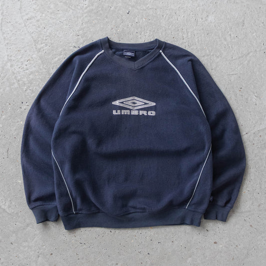 Vintage 90s Umbro Diamond Logo Fleece Sweatshirt - L