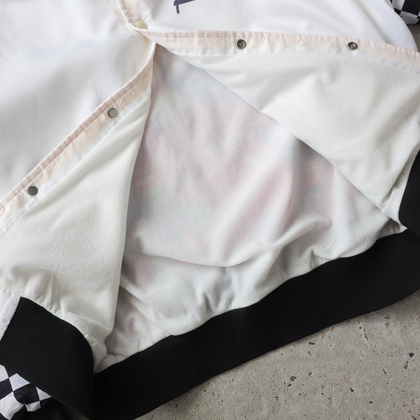 Vintage 90s Budweiser Racing Chalk Line Jacket - L