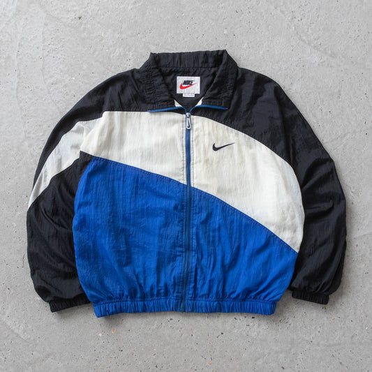 Vintage 90s Nike Big Swoosh Windbreaker Jacket - L